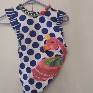 Polka-dot Flamingo outfit